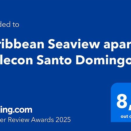 Caribbean Seaview Apart Malecon Santo Domingo Bagian luar foto